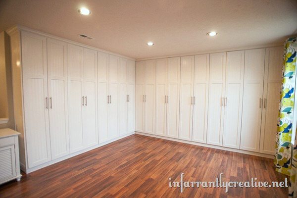 Craft Room Built-in Cabinets