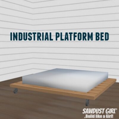 How to Make an Industrial Platform Bed – Woodworking Plans