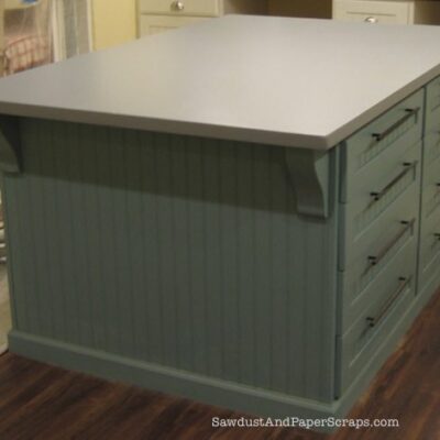 How to build a Painted MDF Countertop