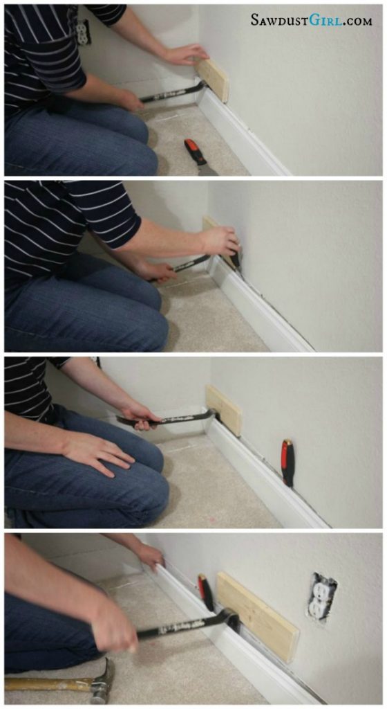 How to remove molding without damaging wall or trim