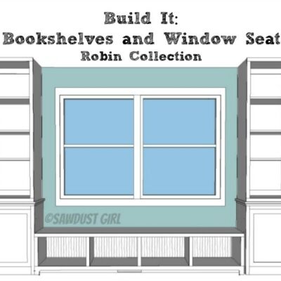 Robin Collection Bookshelf – free woodworking plans